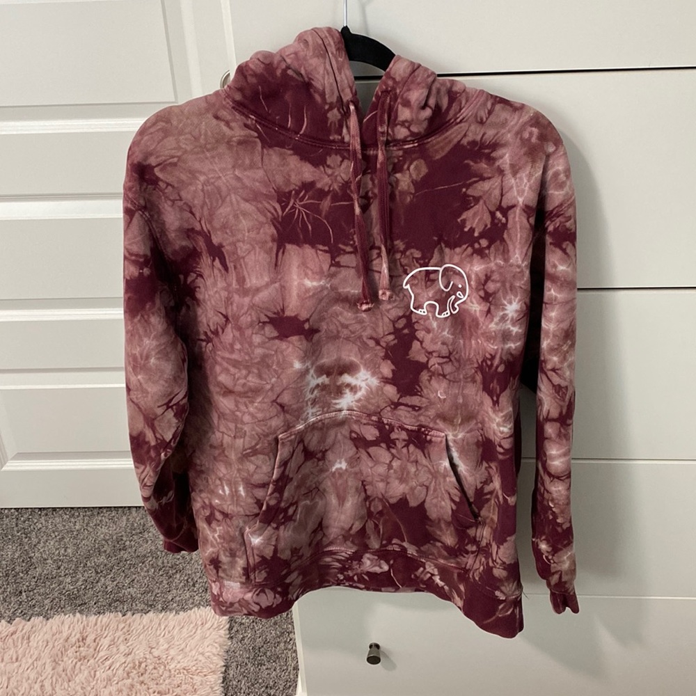 Ivory Ella Red Tie-Dye hoodie! In great condition